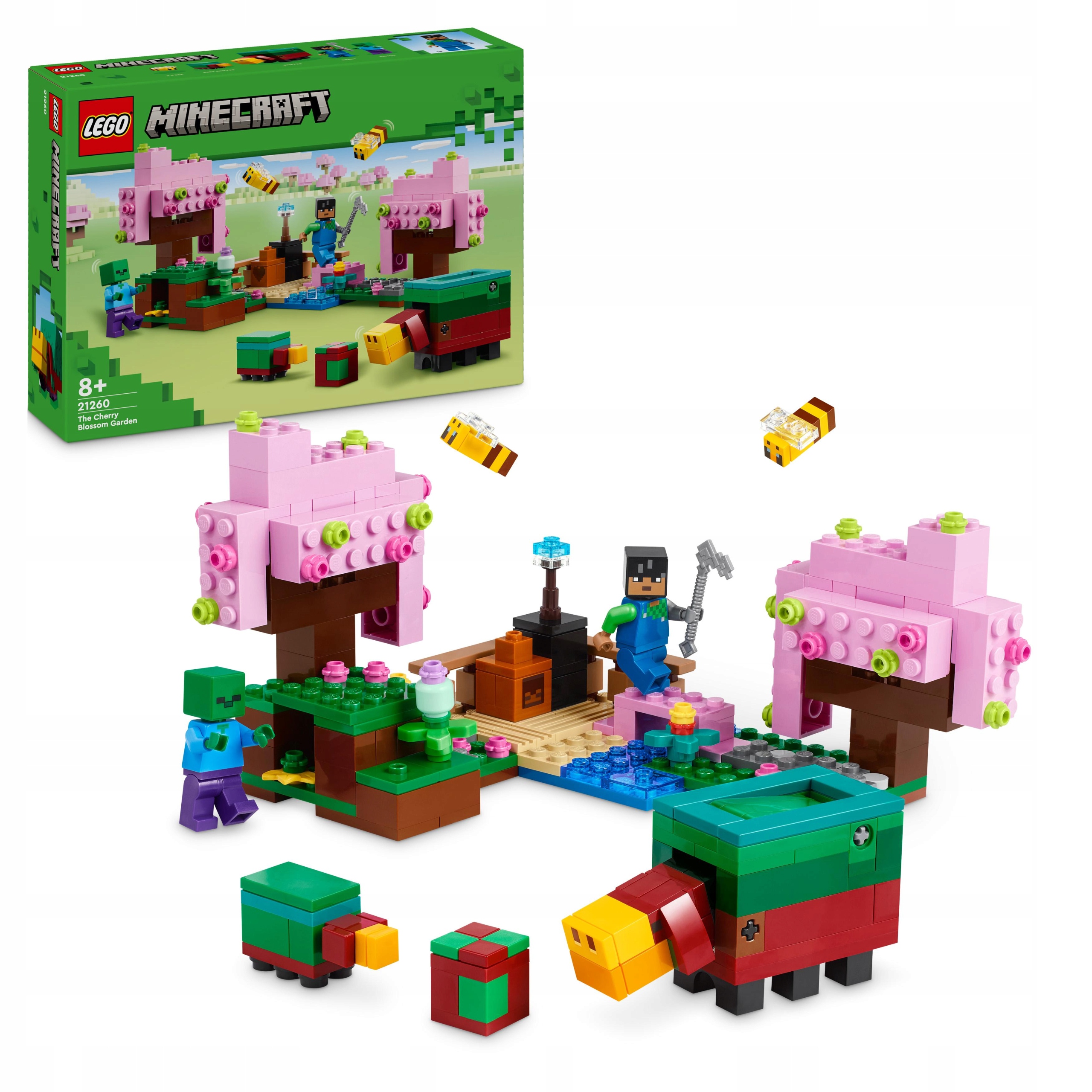 21260 LEGO MINECRAFT CHERRY GARDEN dovanų rinkinys vaikiškoms kaladėlėms
