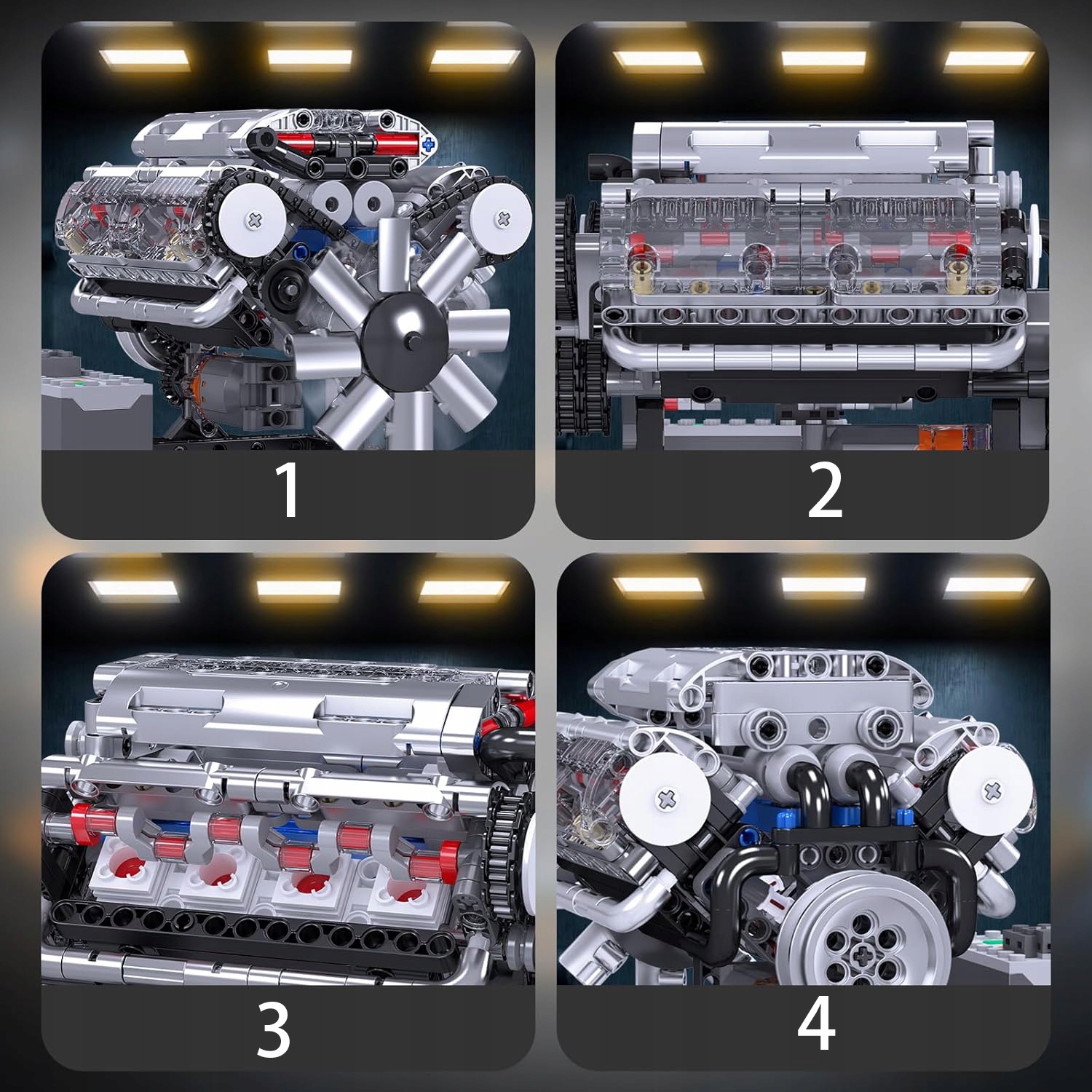 Bedee V8 variklis, mechaninis konstruktorius