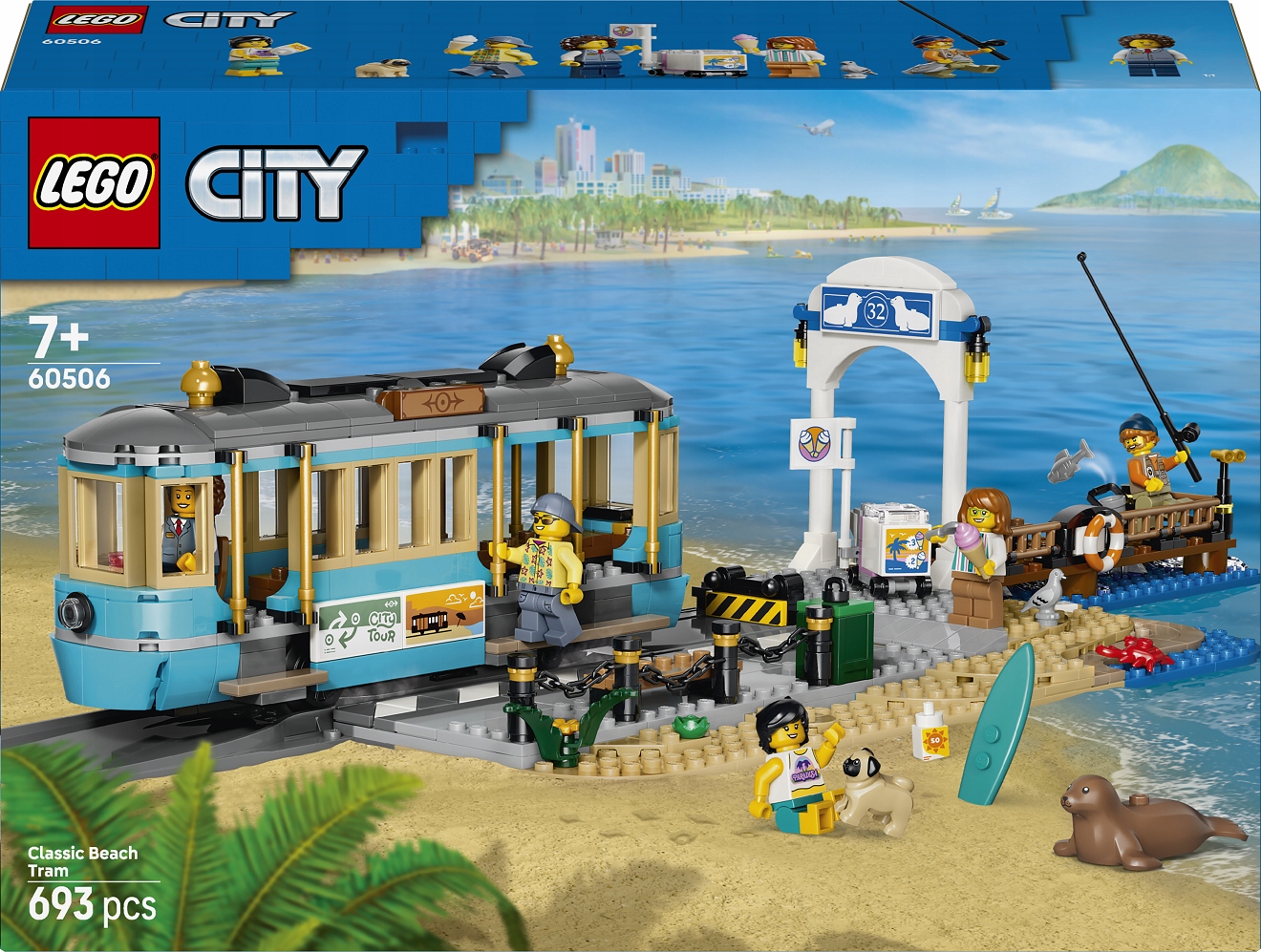 LEGO City 60506 tramvajus prie paplūdimio