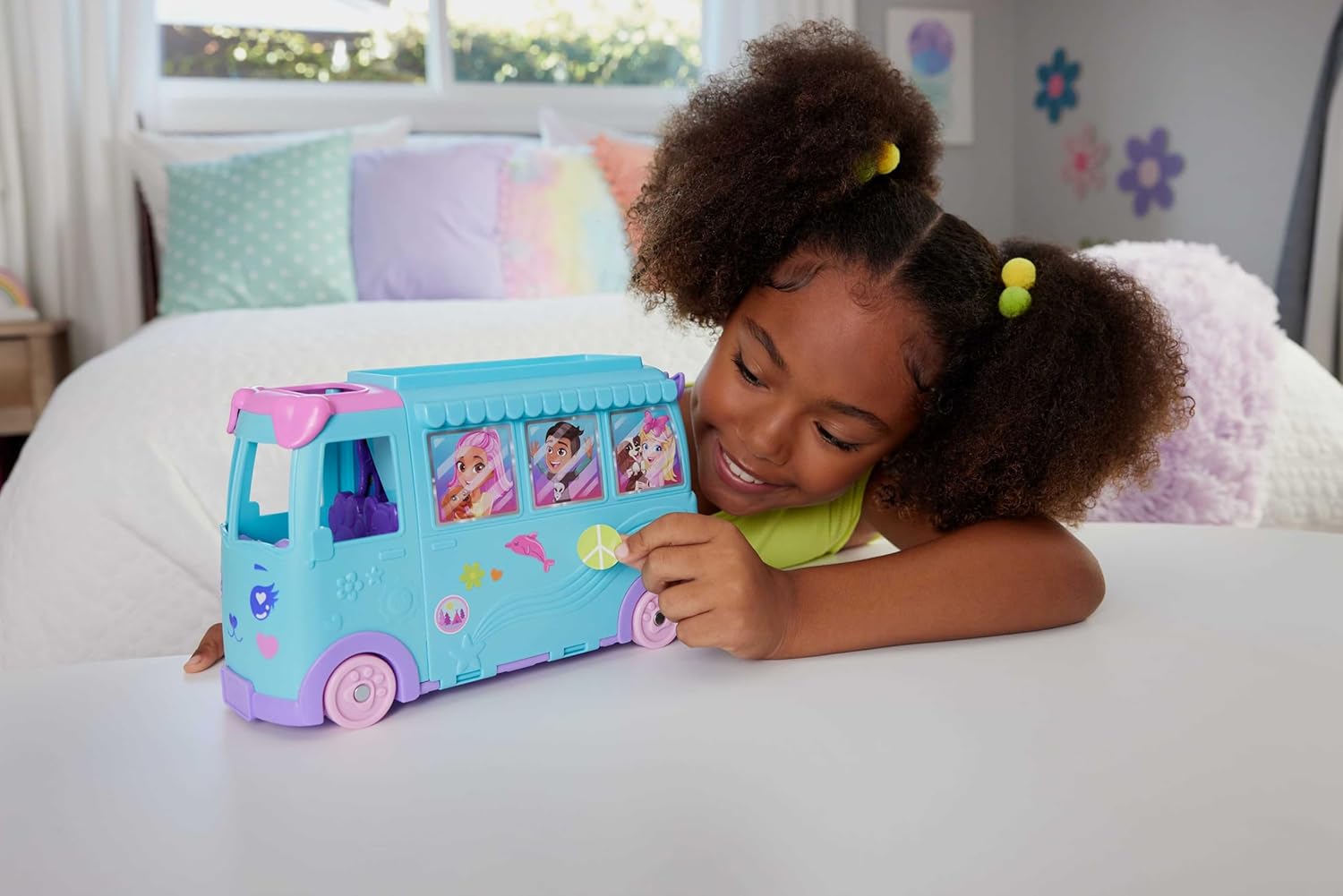 Polly Pocket transformuojantis kemperas su 2 figūromis