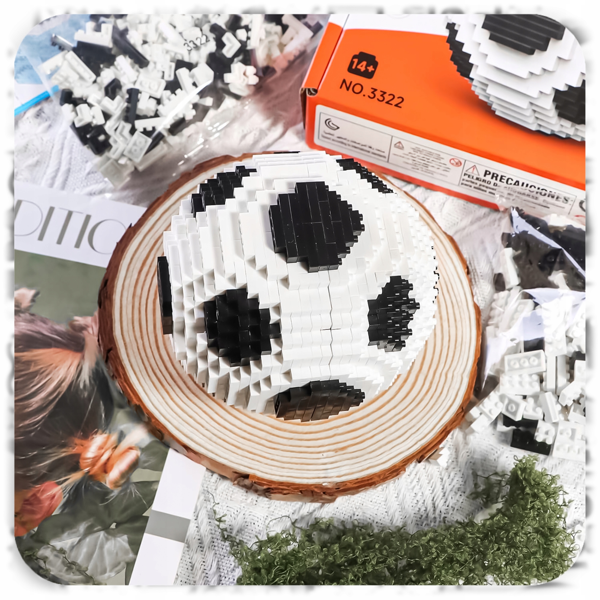 Futbolo kamuolio 3D blokai 102 elementai