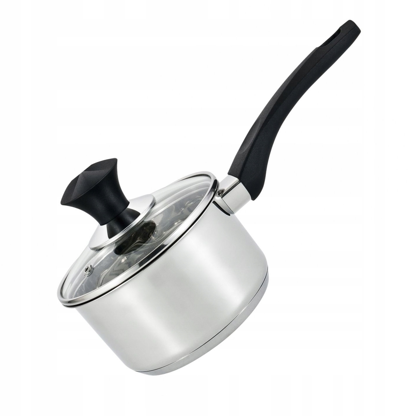 AMEFA SAHARA SAFETY nerūdijančio plieno MAŽAS PUODAS SU RANKENE, INDUKCINIS, 14 cm, 1,2 l