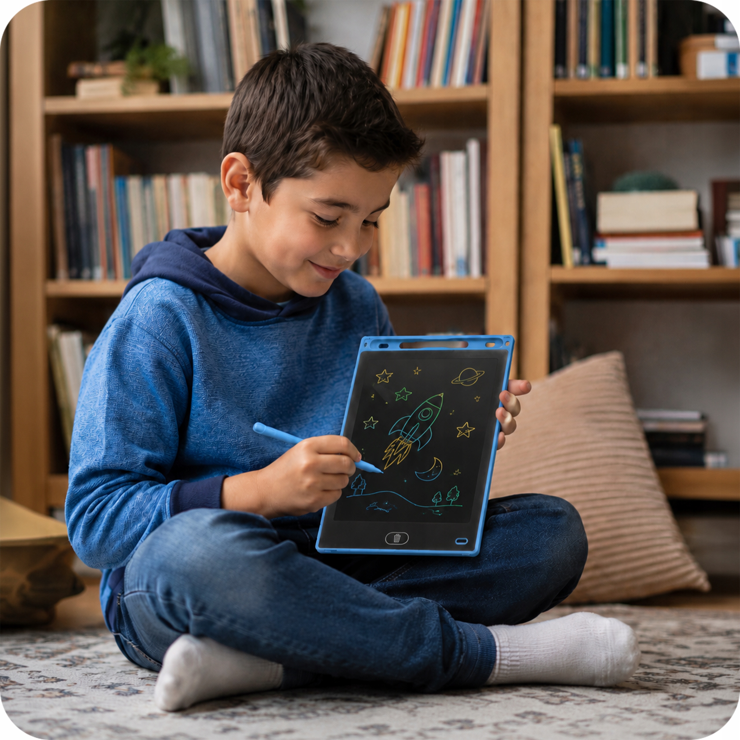 KRUMAD Tablet do rysowania 8" znikopis zestaw 2 szt