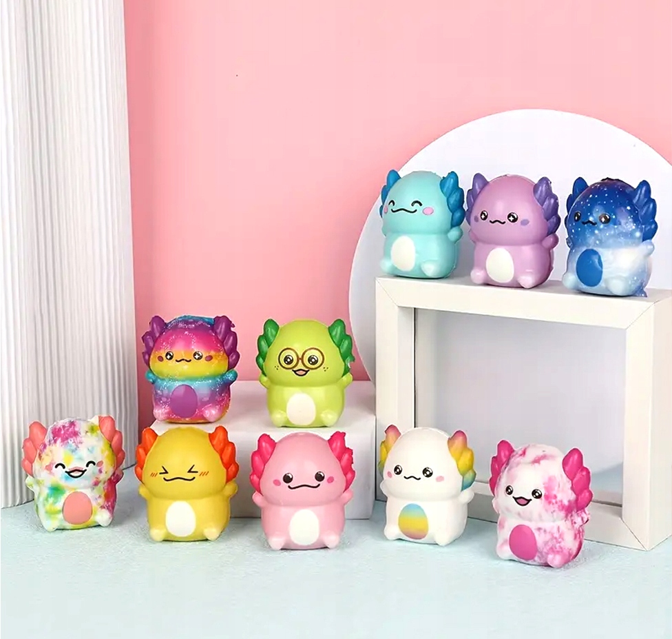 Stawscy antistresinis squishy Aksolotl