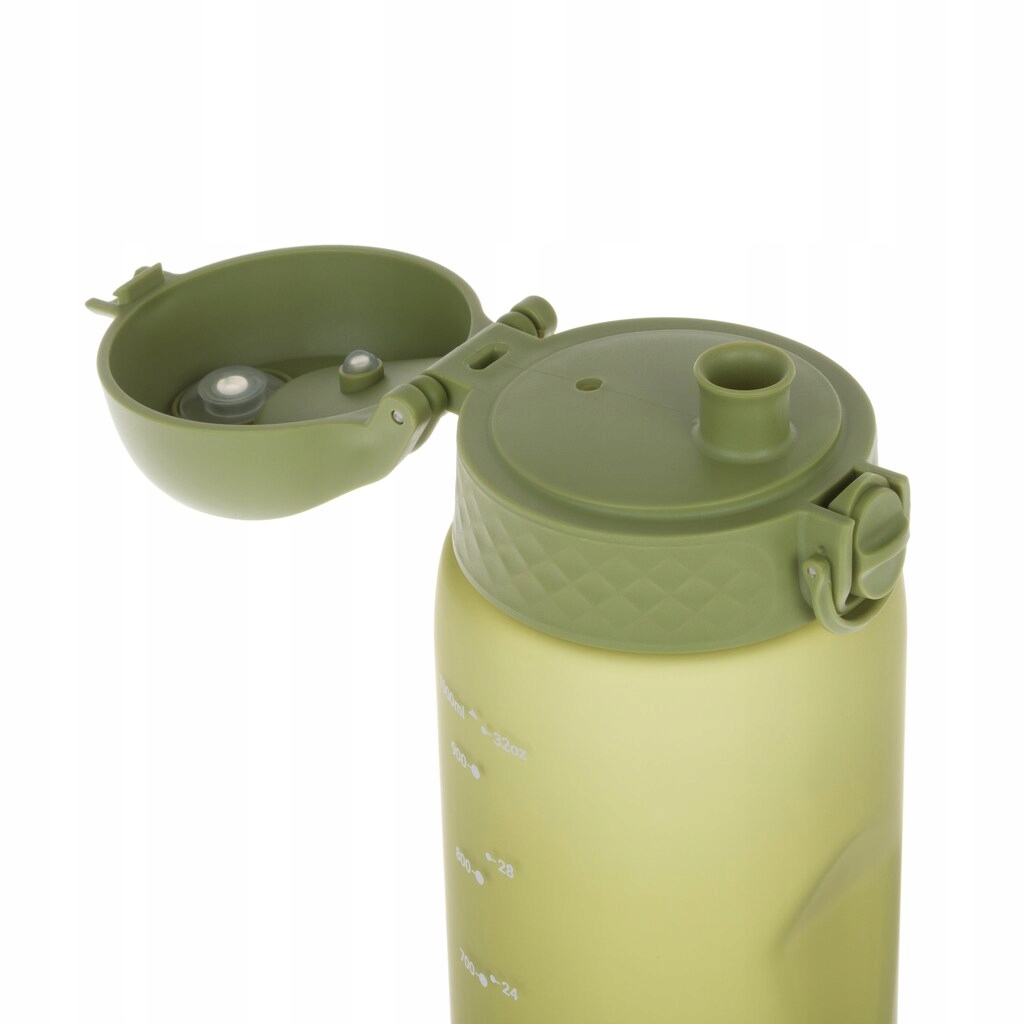 Vandens butelis be BPA ION8 Recyclon 1 l - Khaki Green