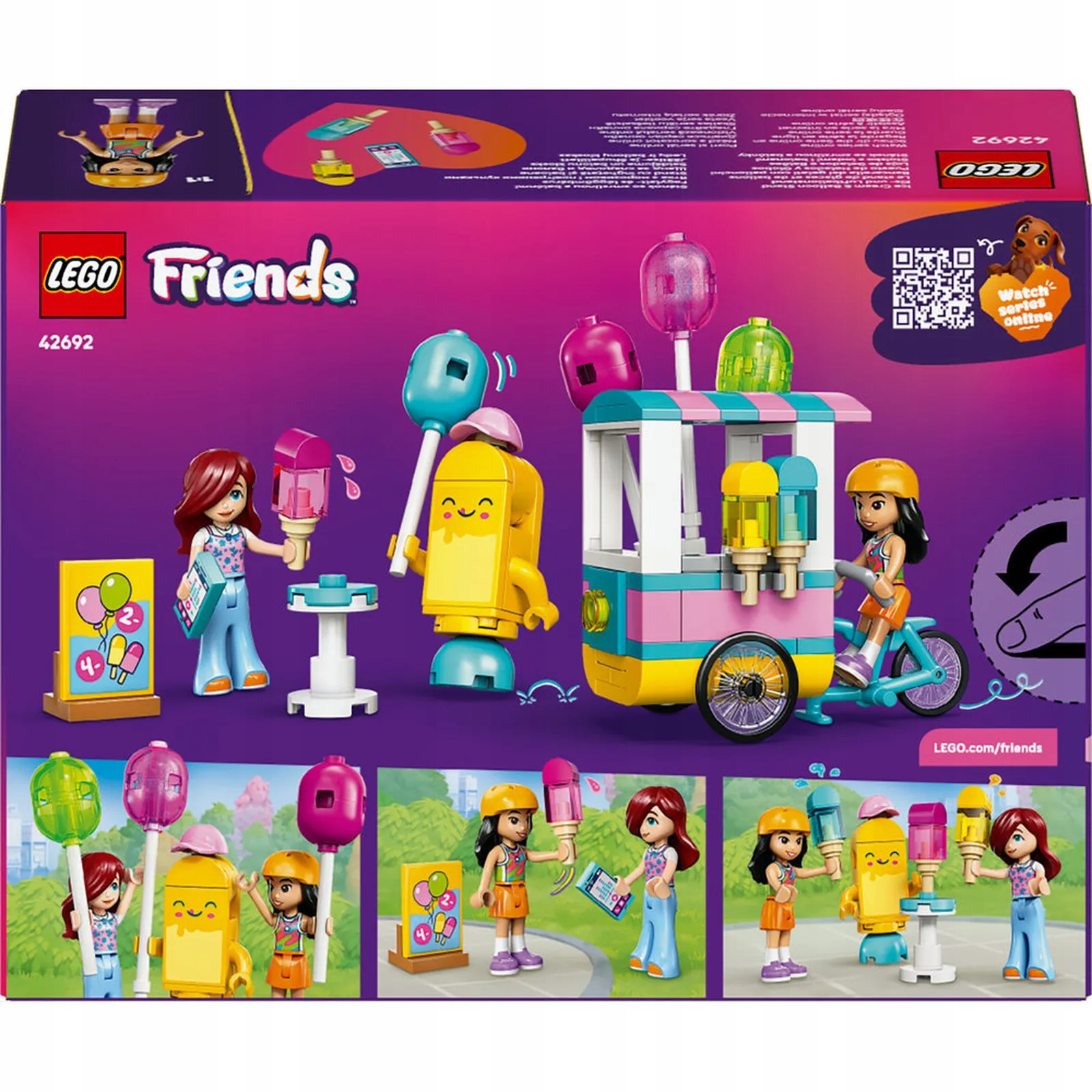 LEGO Friends ledų ir balonų prekystalio kiosk 42692