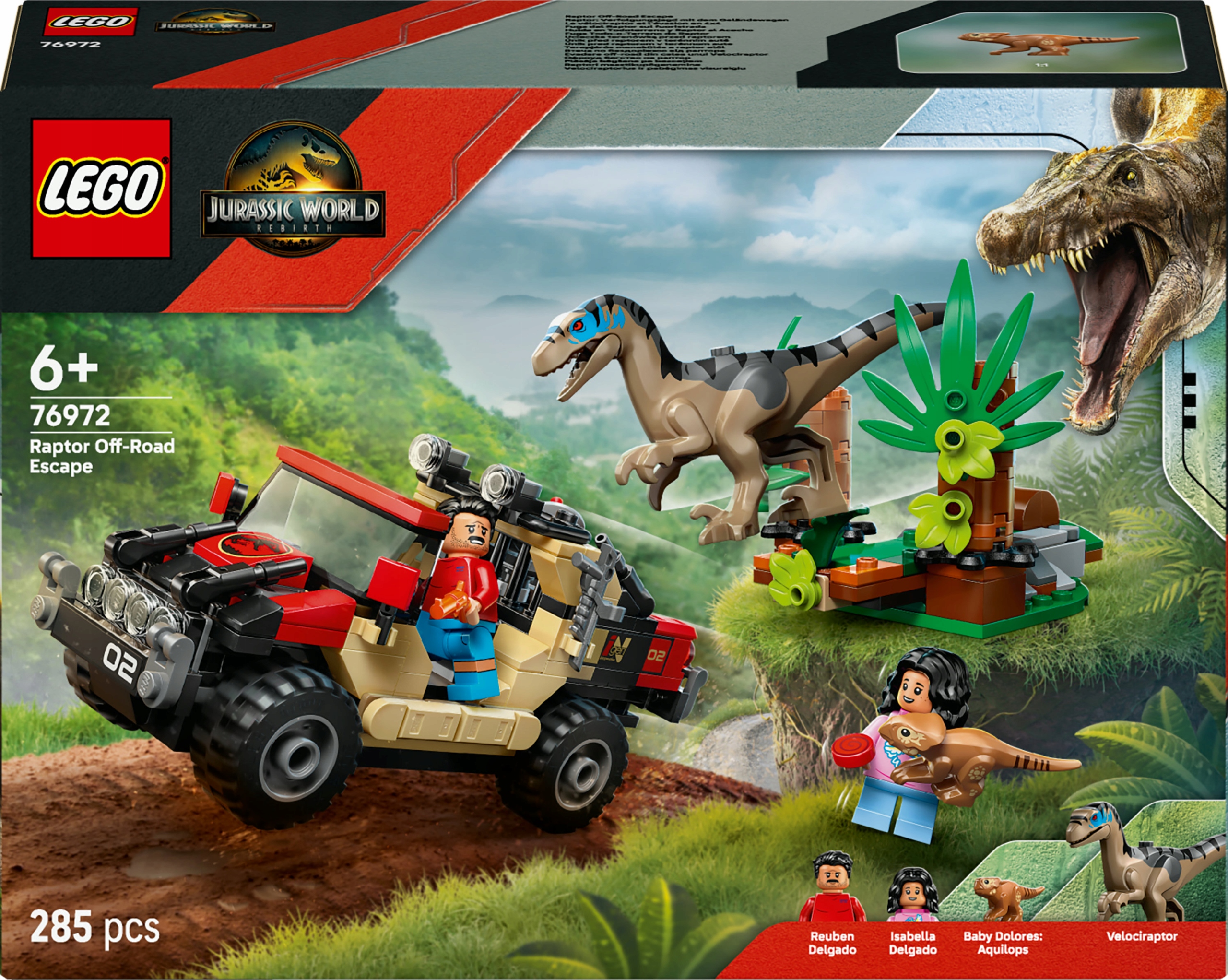 LEGO Jurassic World raptorinė bėgimo 76972