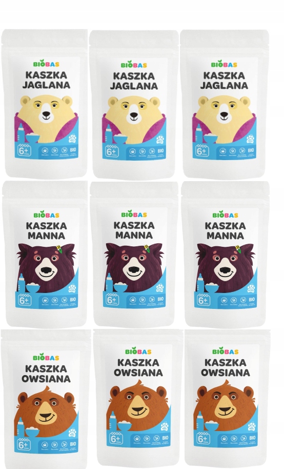 BioBas bezpieno košė be cukraus 9 vnt 1,8 kg