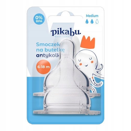 Smailės ant butelio prieš kolika Pikabu 6-18 mėn. 2 vnt.