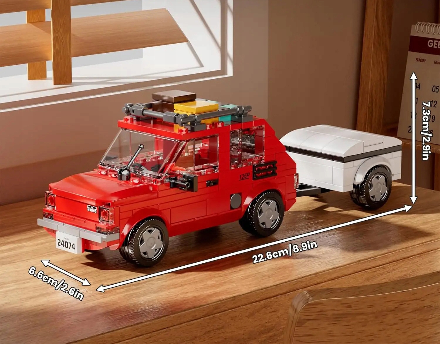 Klocinių konstruktorius Fiat 126P karavanas akcija