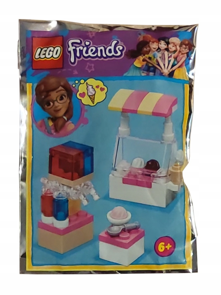 LEGO Friends ledų parduotuvės minifigūrėlė
