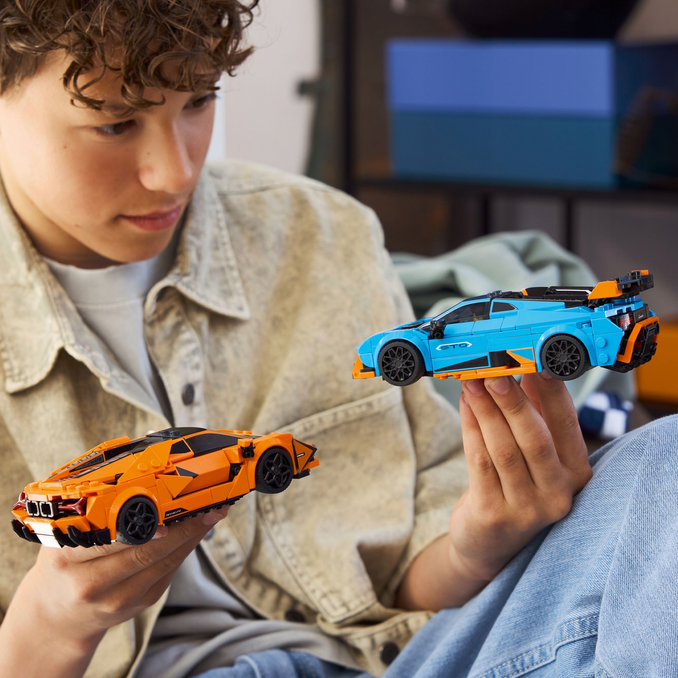 LEGO Speed Champions Lamborghini Revuelto ir Huracán STO 77238