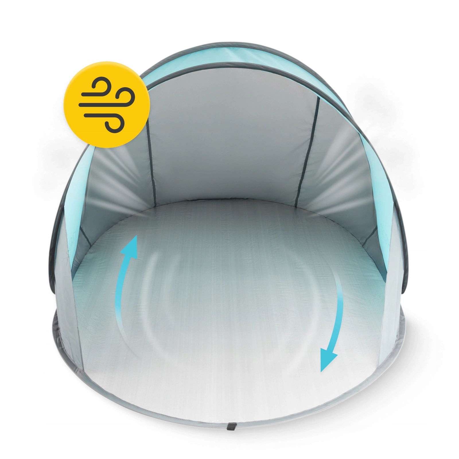 BEACH TENT NEŠIMAS EKRANAS PAPLŪDŽIO SODO APSAUGINIUI 200 CM