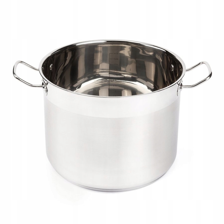 TRADICINIS NERŪDIJANČIO NERŪDijančio plieno PUODAS GASTRO FLORINA AUKŠTAS 30cm 15,5l