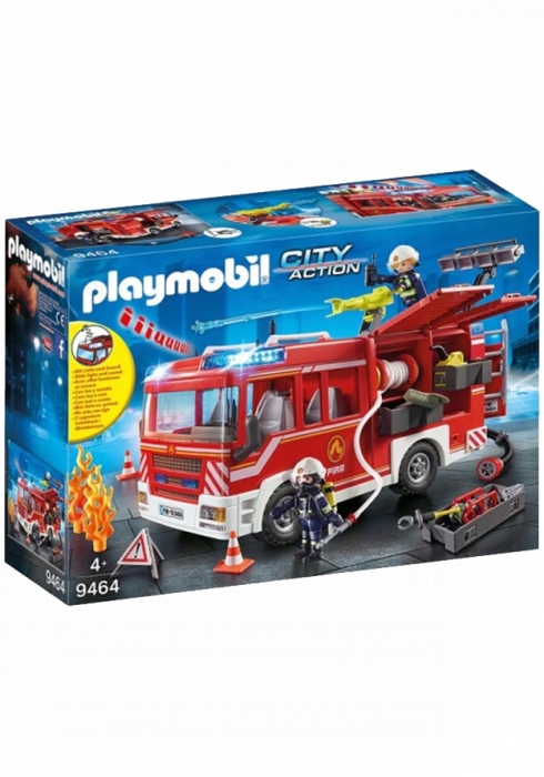 Playmobil ugniagesių gelbėtojų automobilis 9464