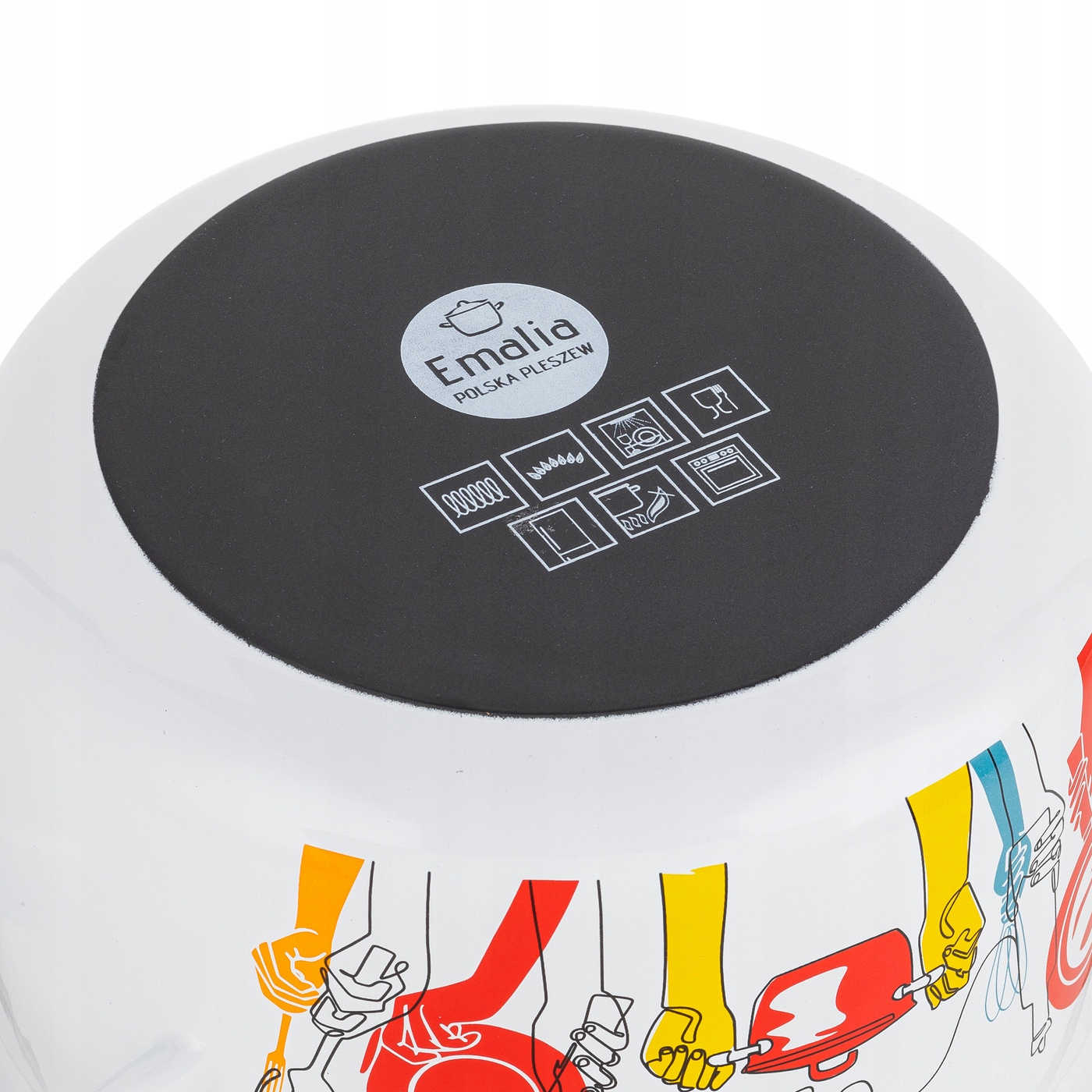Emaliuotas puodas PEPITO ENAMEL PLESZEW 22 CM 4,7L