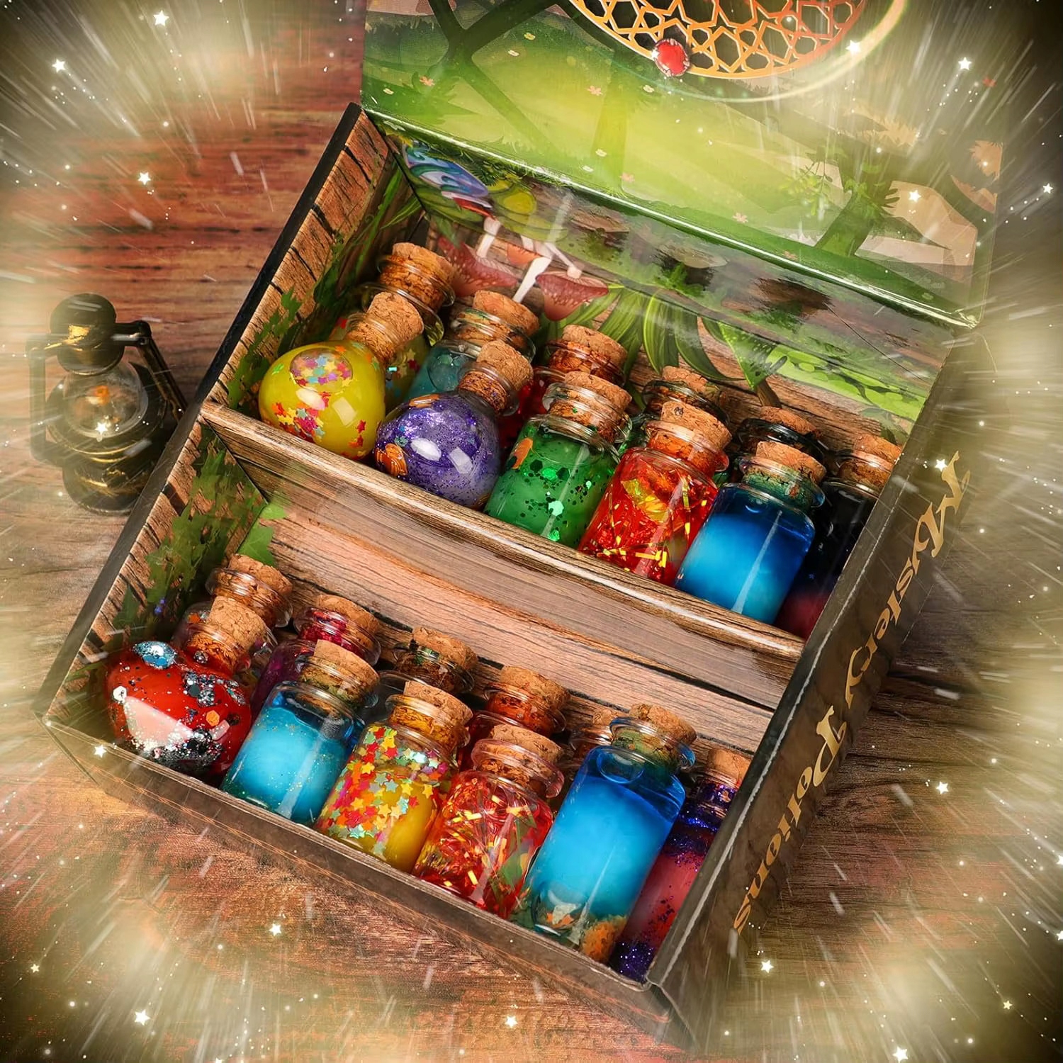 VEIKLIŲ POTIONS RINKINYS KŪRYBINĖ DOVANA VAIKAMS