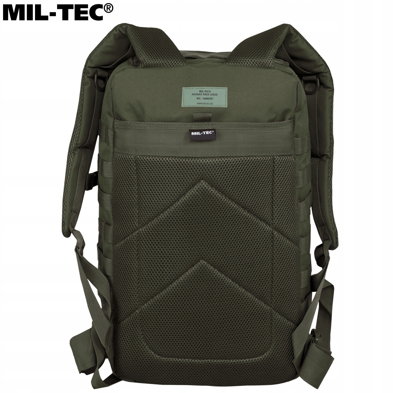 Mil-Tec Assault karinė taktinė turistinė kuprinė 36L alyvuogių