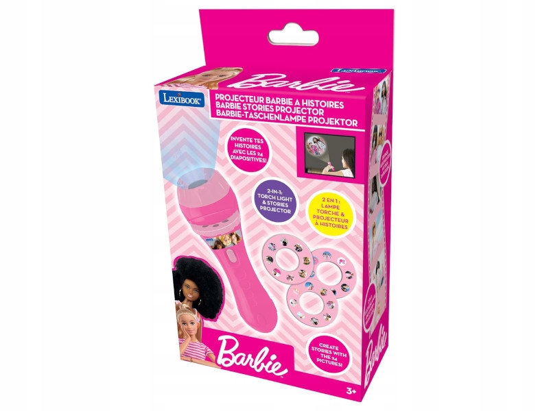 Lexibook Barbie projektorinė lempa - žibintuvėlis 3+ vaikams