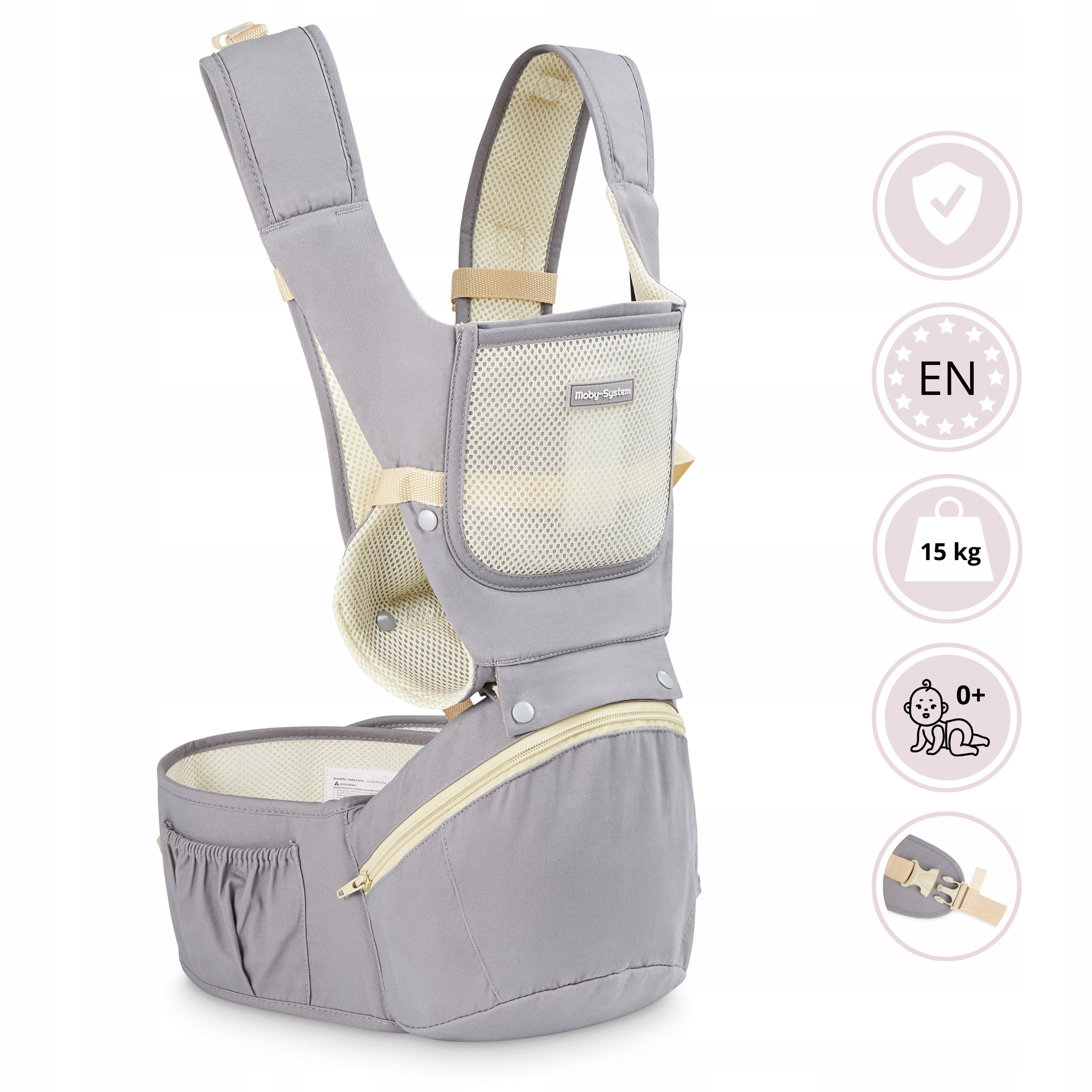 Nešioklė 10 viename Ergonomiška nugarėlėje ir priekyje, daugiafunkcinė