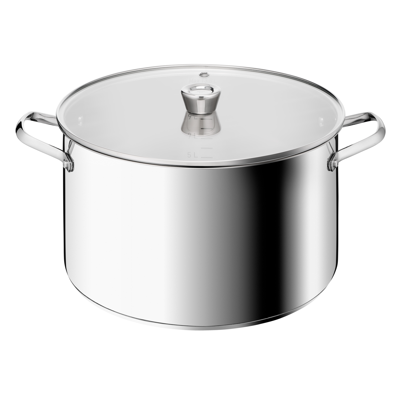 Puodas su dangteliu TEFAL Emotion+E3368555 32cm 13.8L indukcinis maitinimas