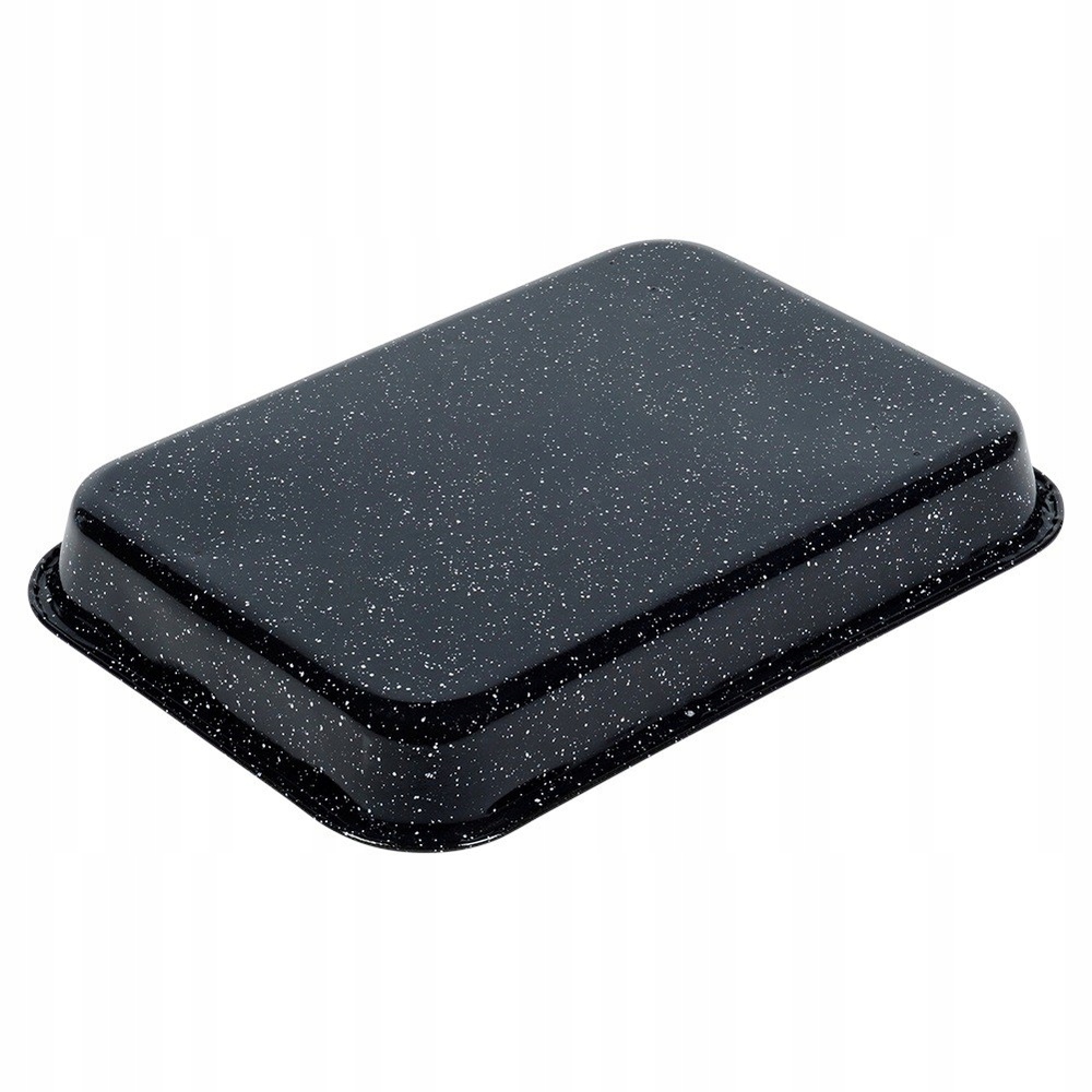 Kepimo skarda 34X24X4.5CM 2.5L JUODAS EMALINIS PLIENAS ORKAITĖS