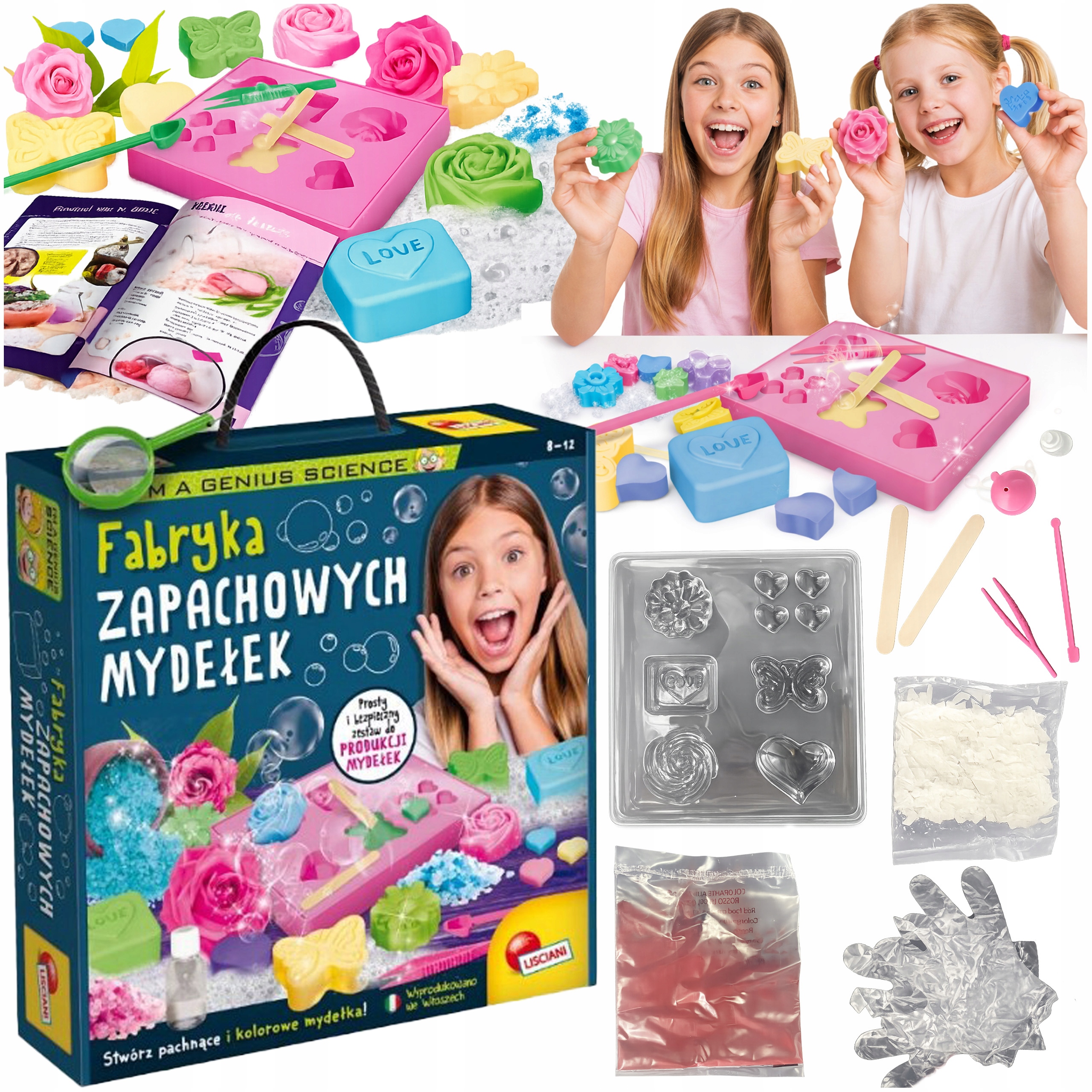 Lisciani Fabryka mydełek - kreatywna zabawka dla dziewczynek