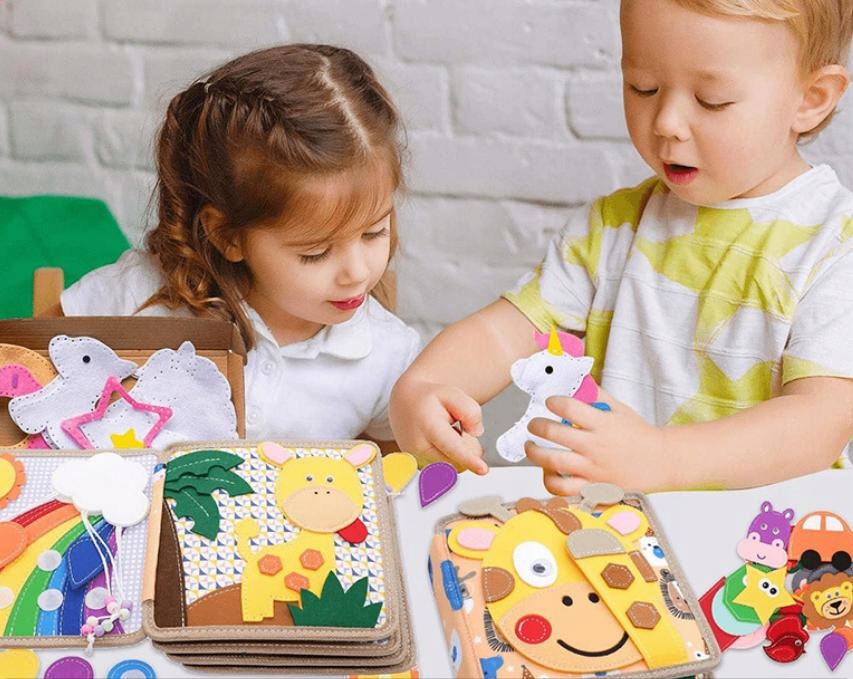 Edukacinis manipuliacinis sensorinis Montessori stalas