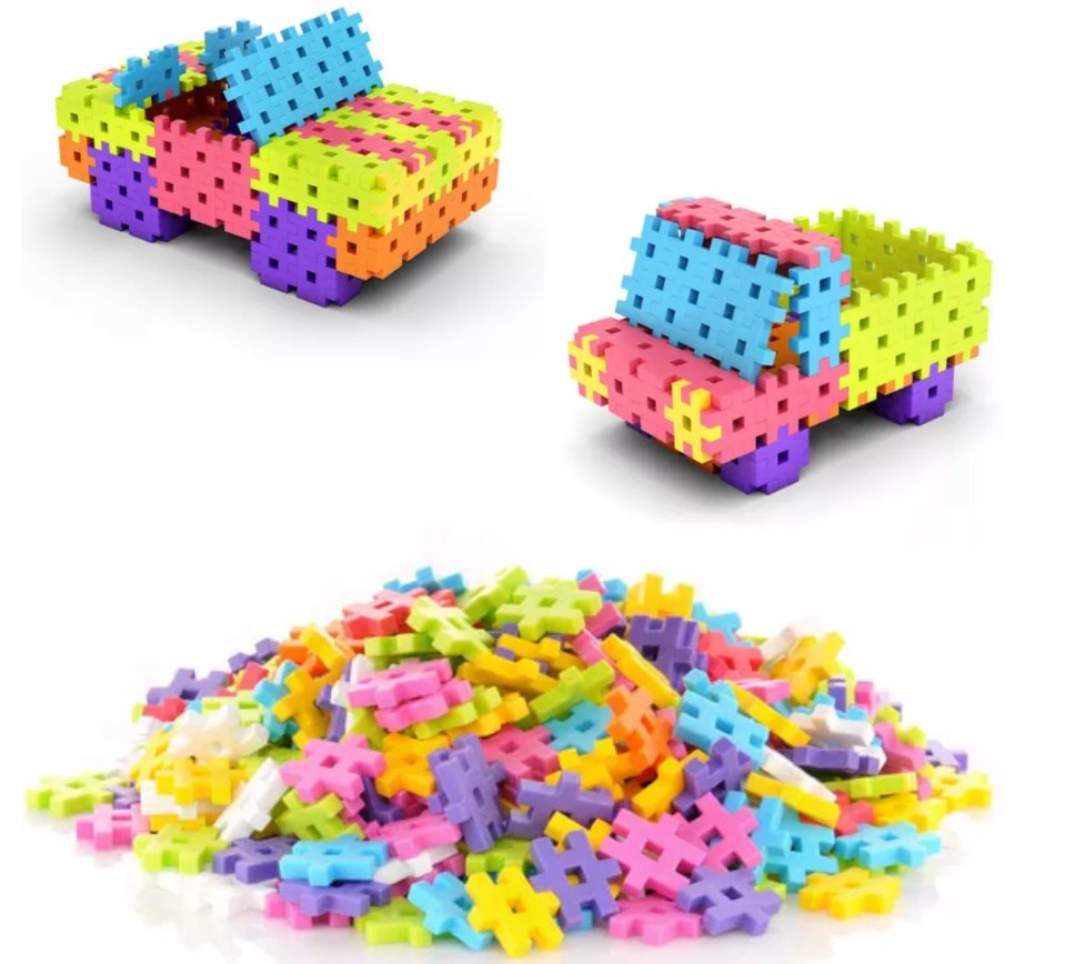MELI BASIC EDU 50018 WAFLE Blocks 1200 elementų