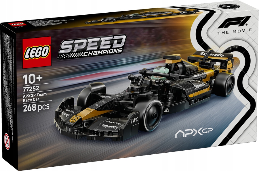 LEGO Speed Champions 77252 F1 lentos lentelė