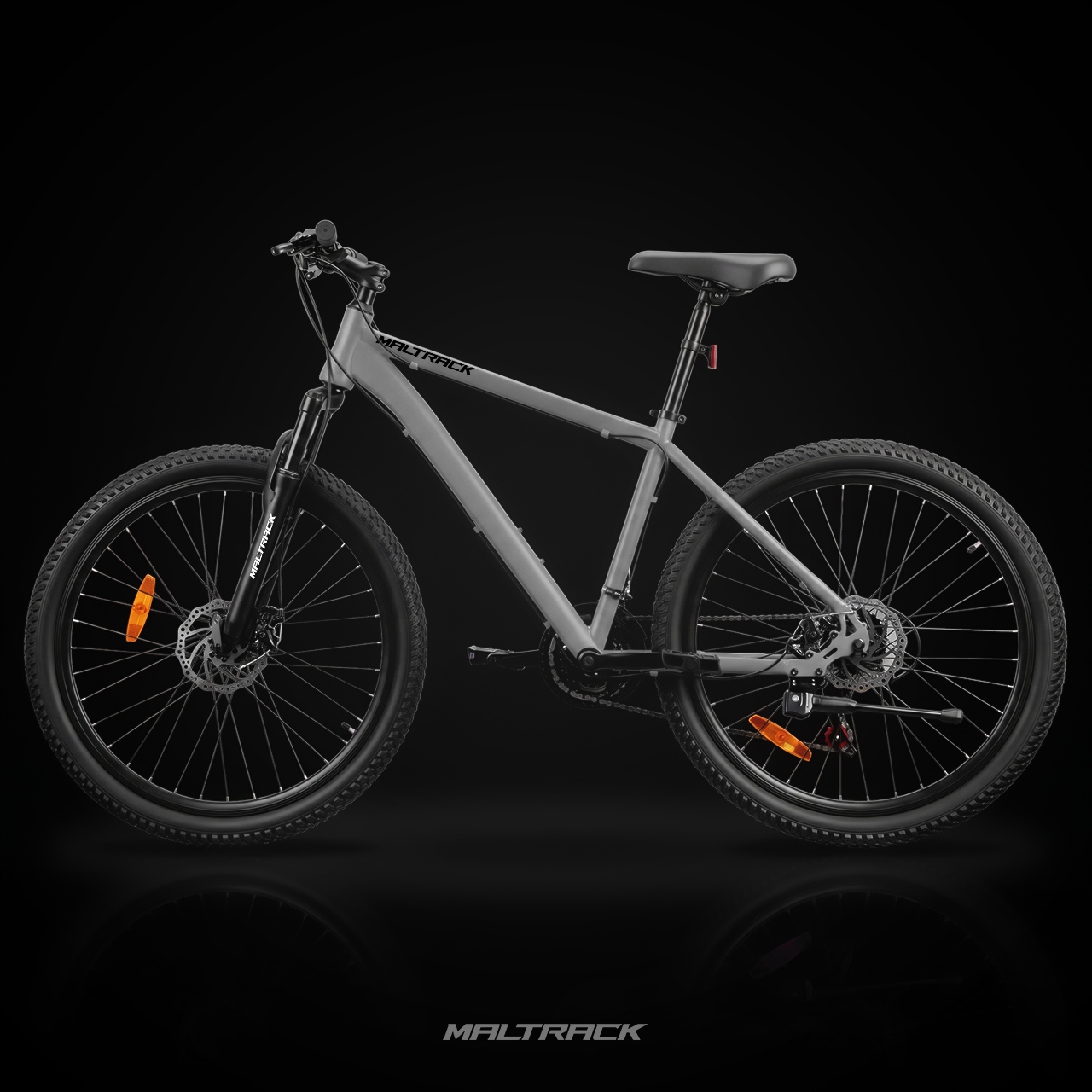 MTB KALNU DVIRAČIO RATAI 26 colių 17 colių RĖMAS 21 PAVARŲ Amortizatorius 2x DISKAI