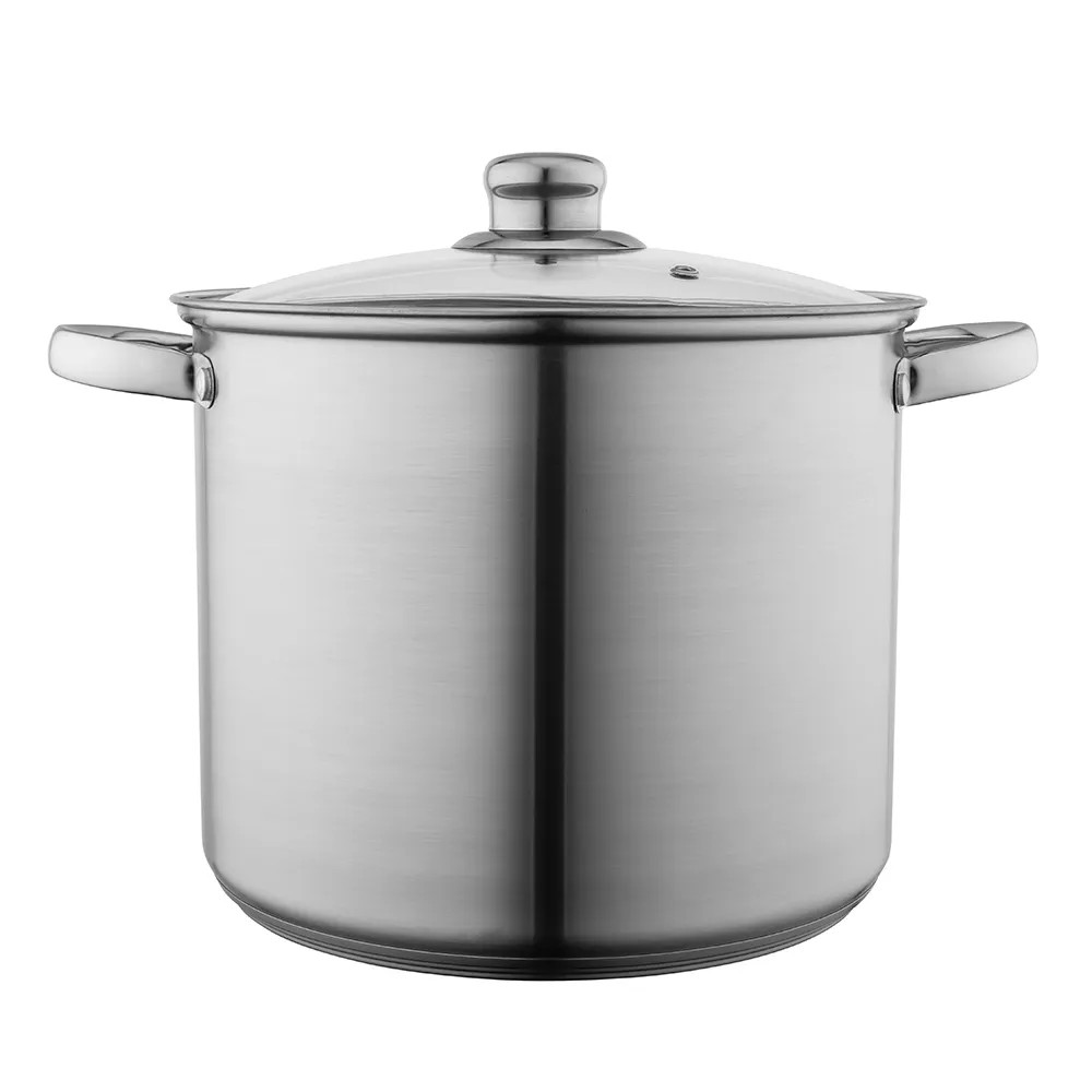 Nerūdijančio plieno puodas. su dangteliu Aukštas 12,5 l 28 cm FABIO Altom Design