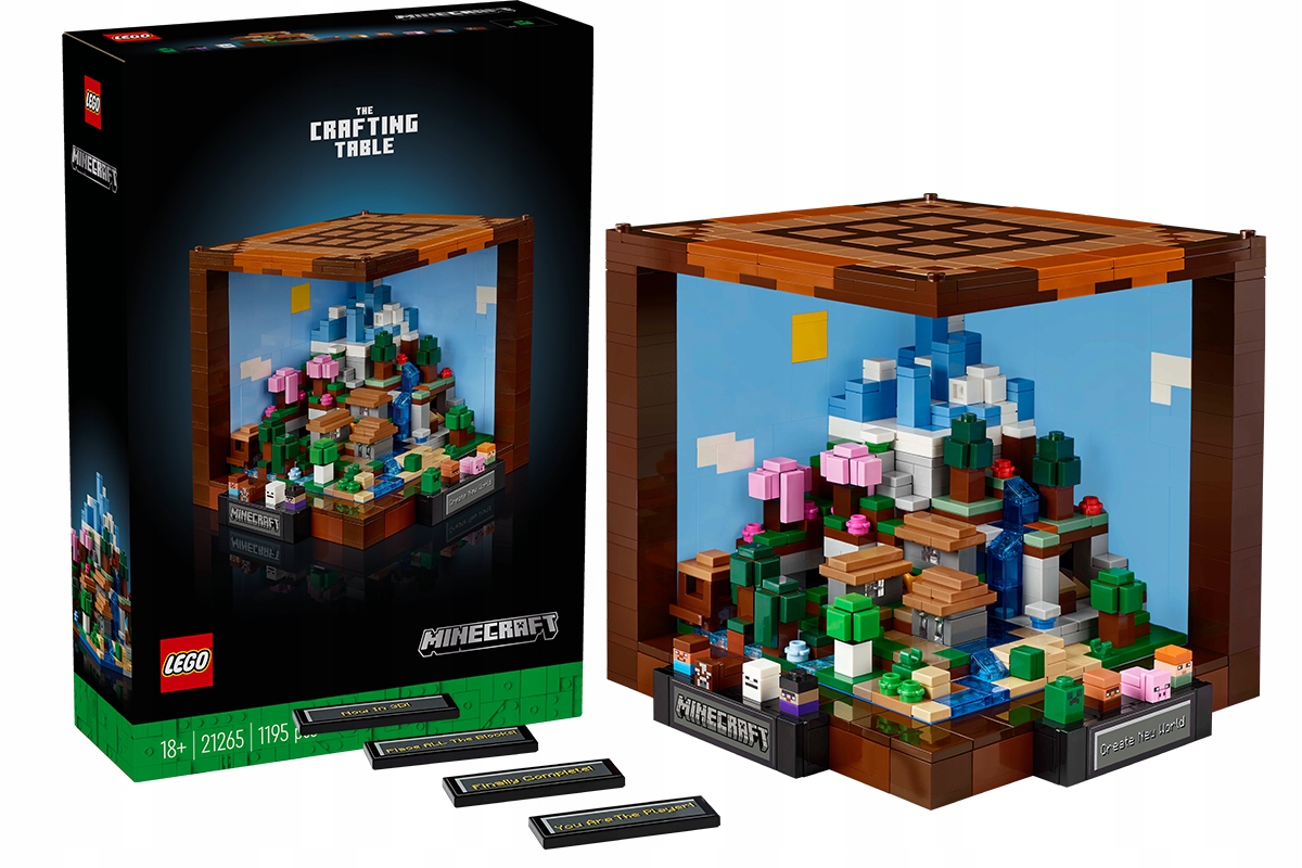 Lego Minecraft darbo stalas 21265