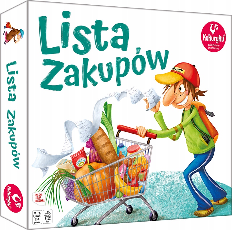 Kukuryku žaidimas pirkinių sąrašas