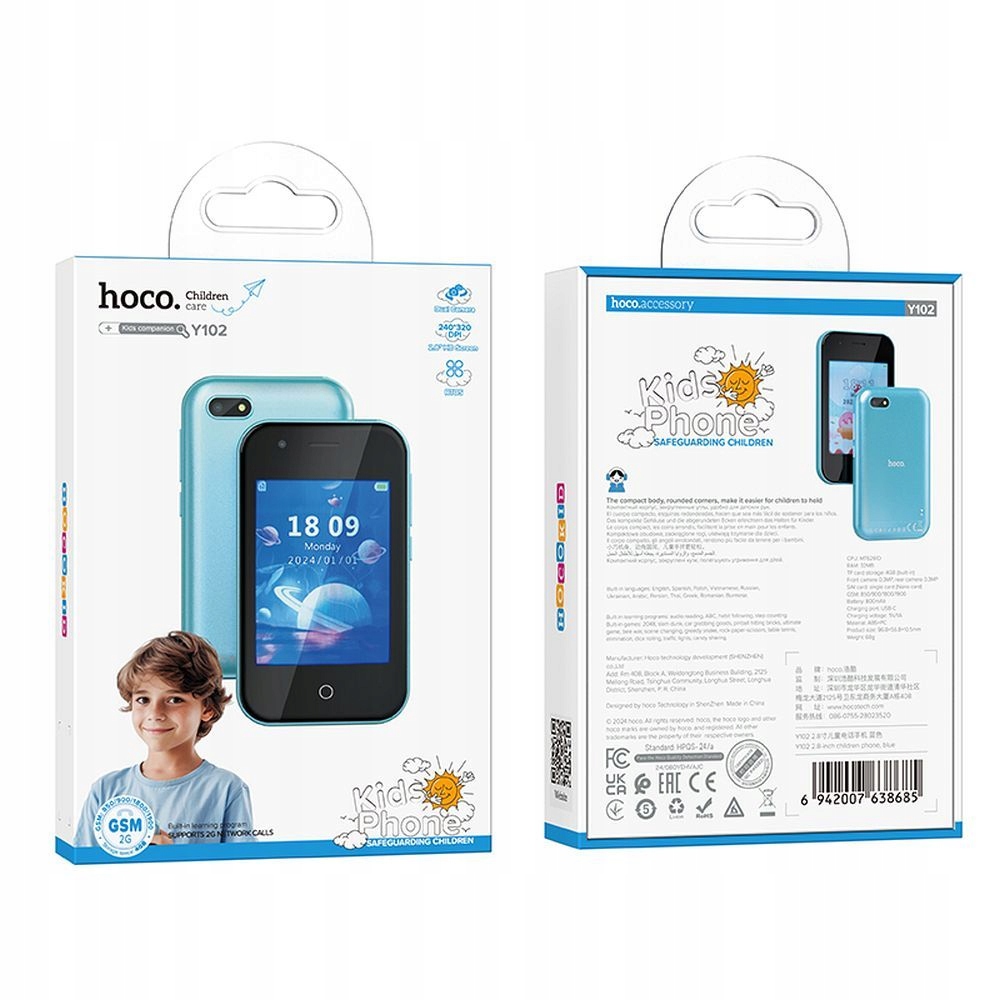 Hoco Y102 vaikiško telefono žaislas su kamera