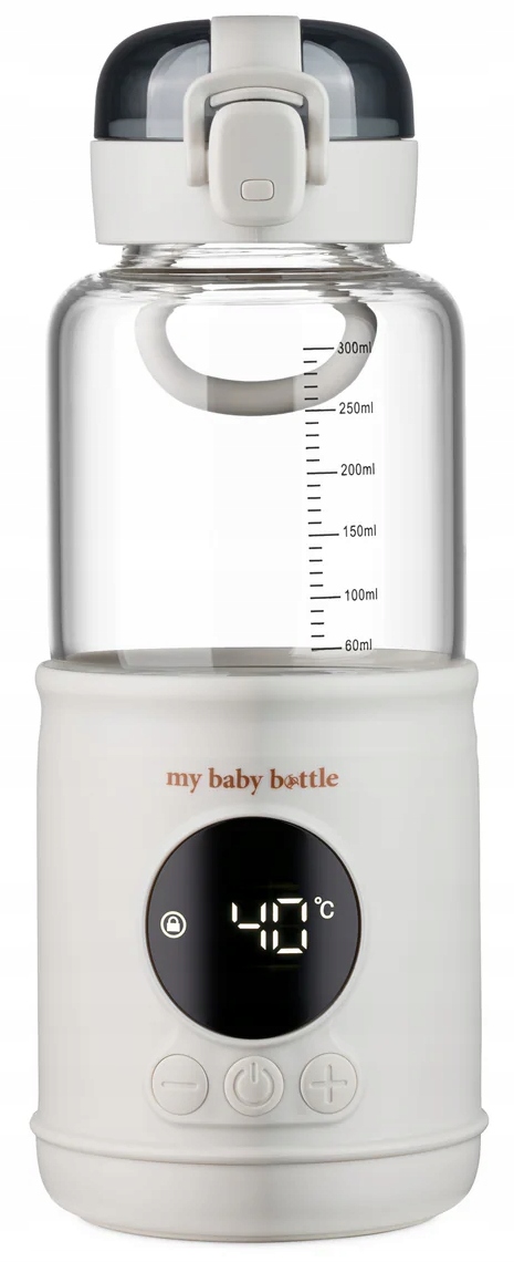 MyBabyBottle PRO pieno šildytuvas vaikui baltas