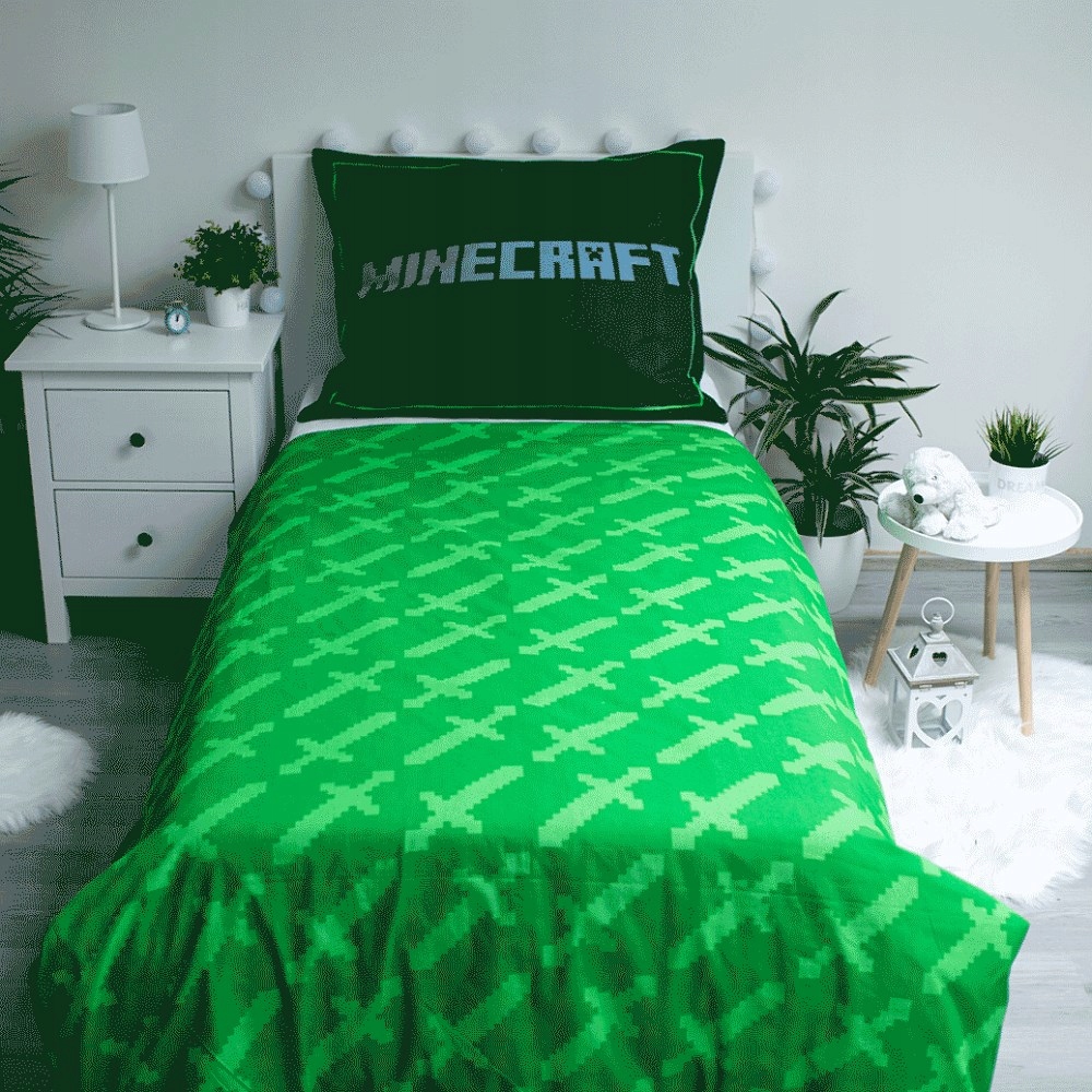 Jerry Fabrics patalynė Minecraft Survival Mode 140x200cm