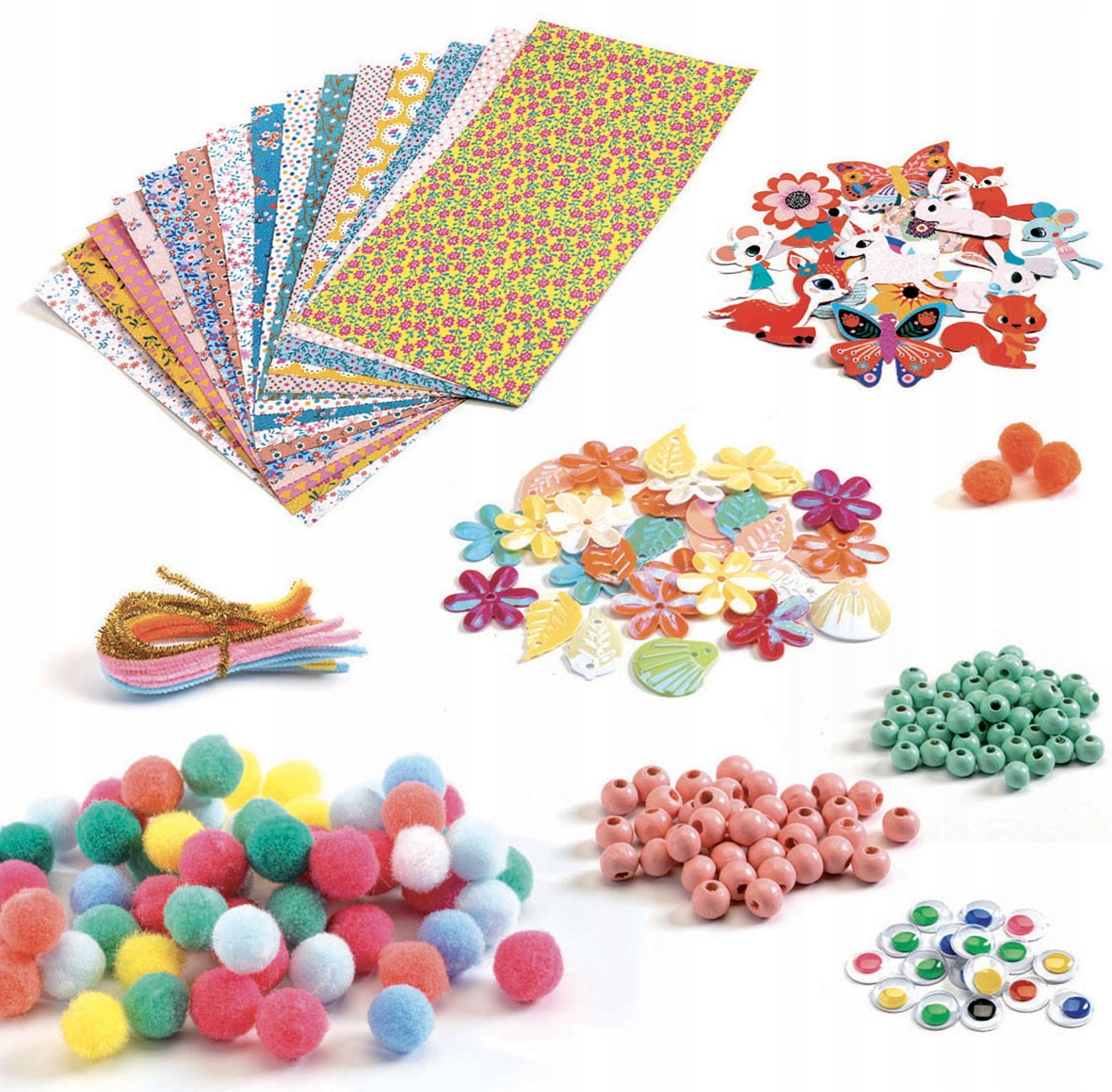 DJECO CREATIVE BOX ART KIT SUKURK SAVO GYVŪNINĮ