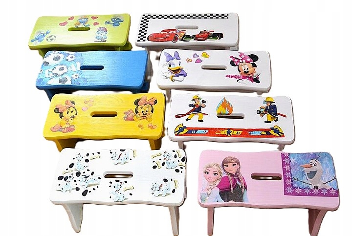 VIDUTINIS DEKUPAŽAS KĖDĖS RYCZKA STOOL Dekoruota pasakų kėdė 24 cm