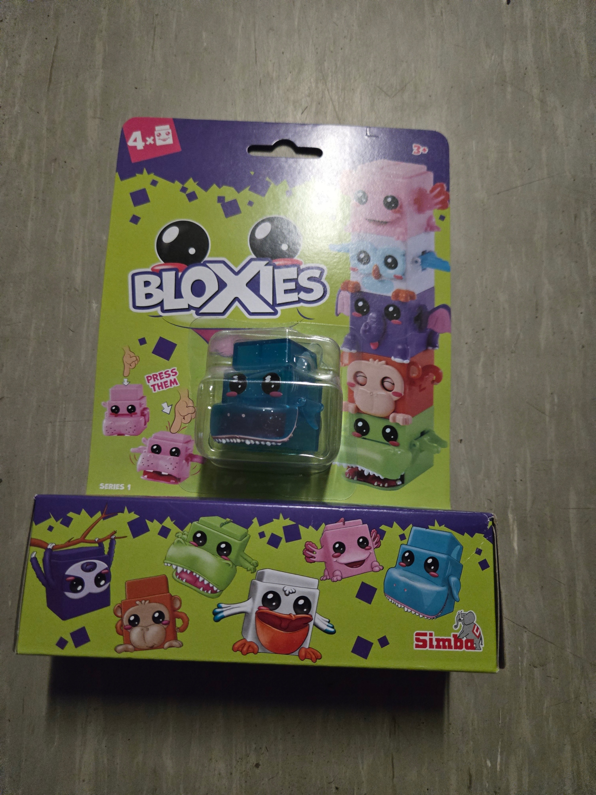 Simba Bloxies konstruktyvieji blokeliai, 4 elementai, 3+