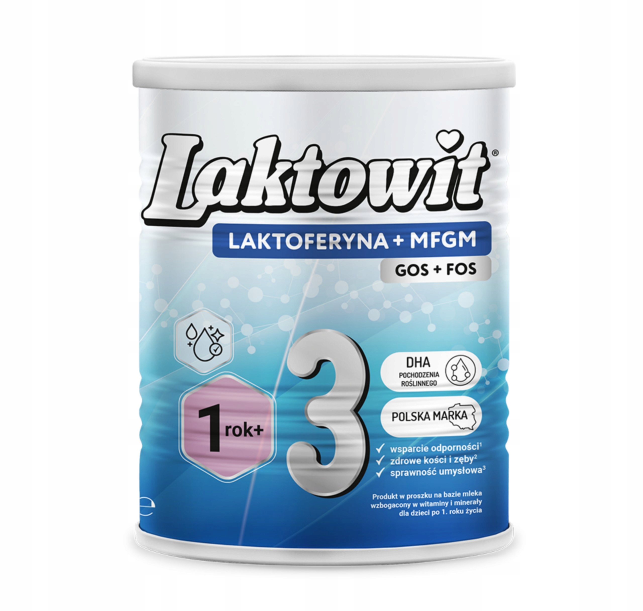 Laktowit 3 pienas LACTOFERRINA + MFGM Kitas 1 metai+ 400 g