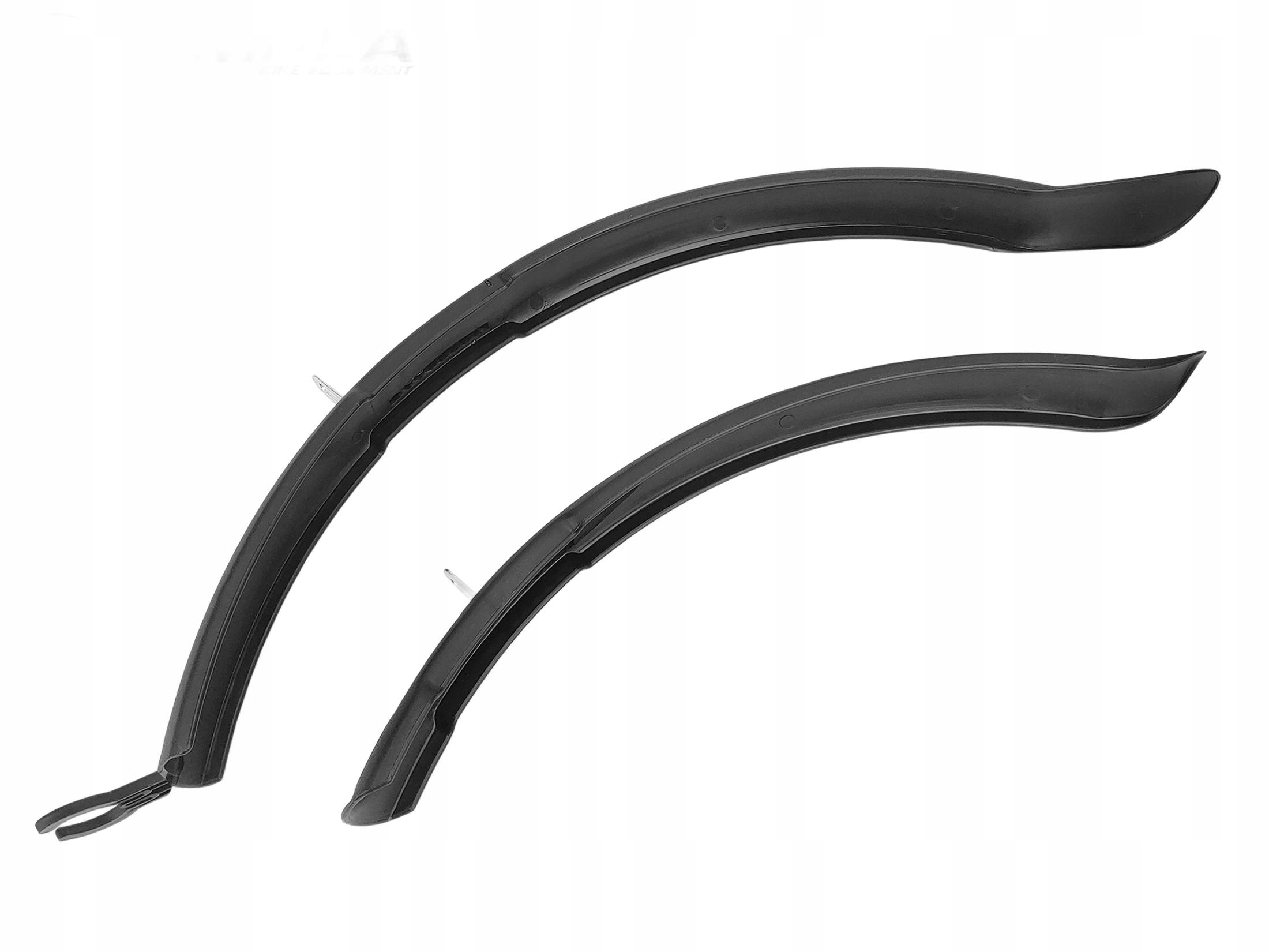 PILNAS DVIRAČIO SPARŲ RINKINYS PRIEKINIS GALINIS JUODAS 24 26 27 28 eBIKE