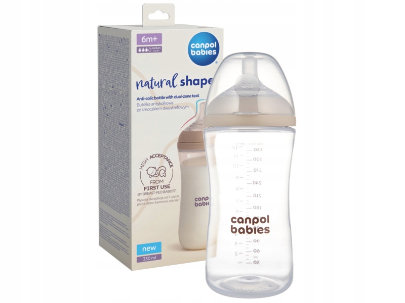 Butelka Canpol babies Natural Shape 330 ml