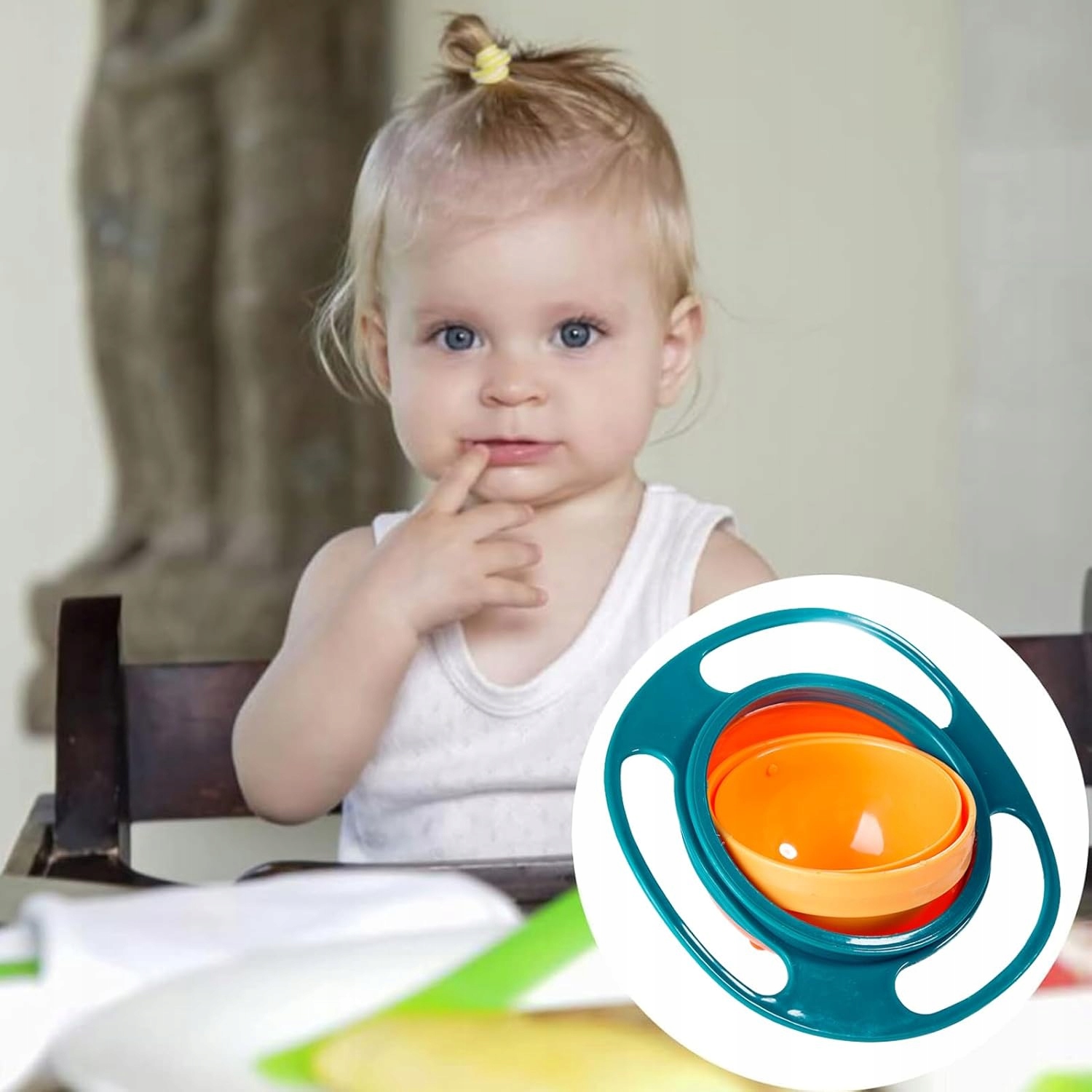 Giroscopinė besisukinanti mišiuke vaikui 360°, nelašanti