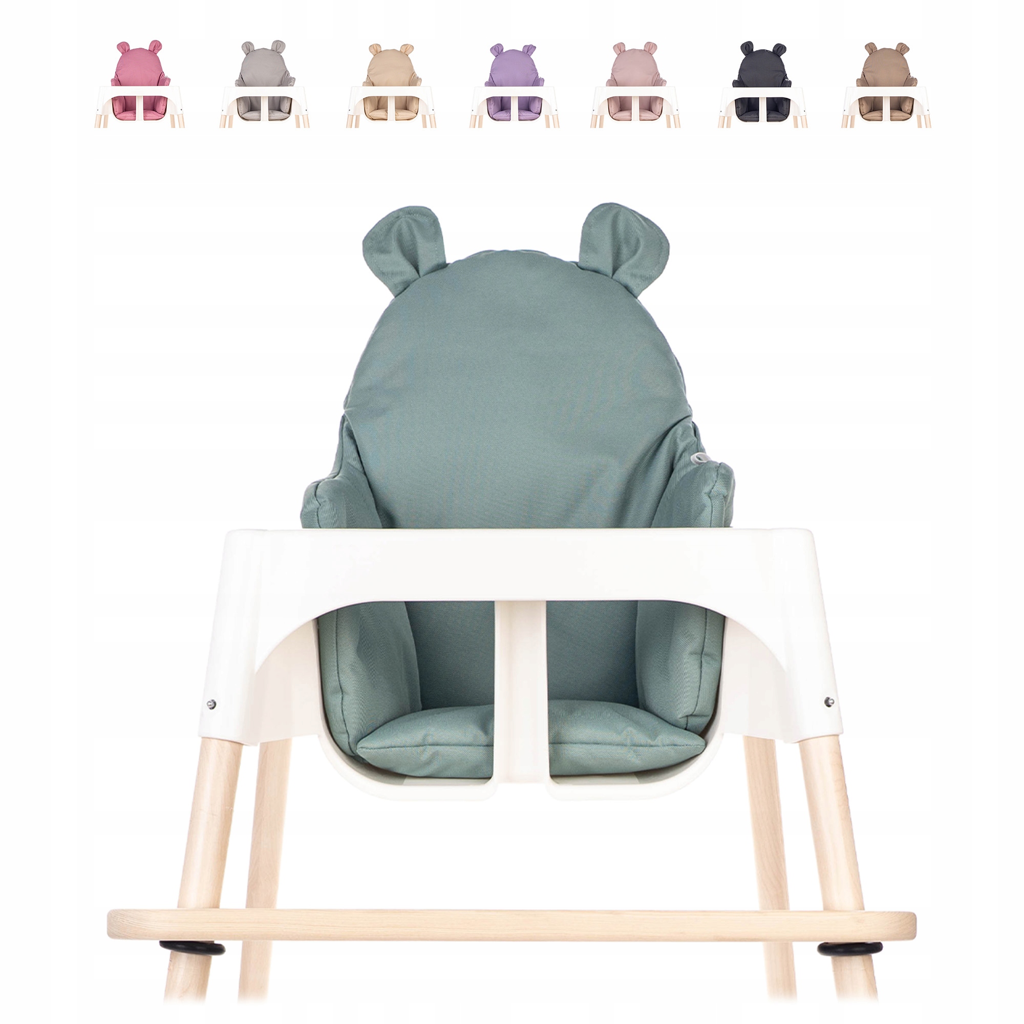Neperšlampama pagalvėlė IKEA Antilop kėdei aMami Handmade SAGE BEAR
