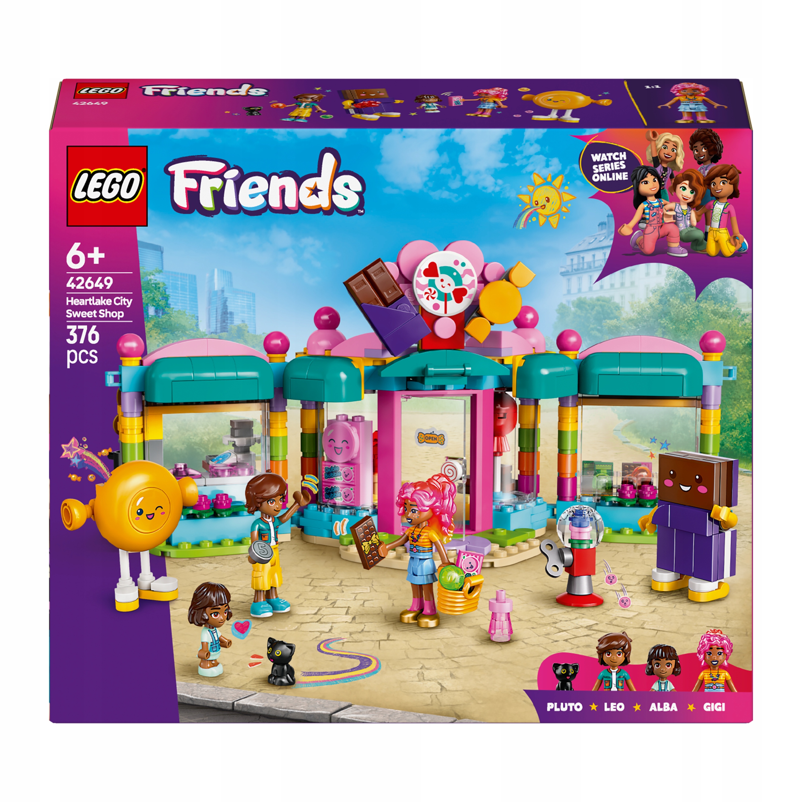 Lego Friends saldainių parduotuvė Heartlake 42649