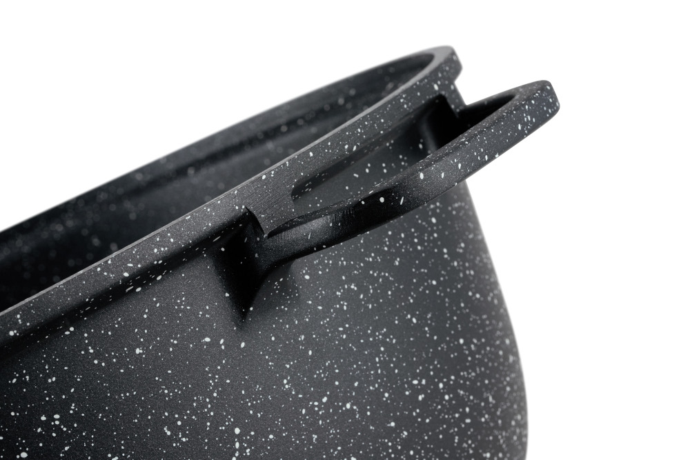 Marmurinė keptuvė Žąsų keptuvė 8l 38cm indukcinis dujų puodas 4037