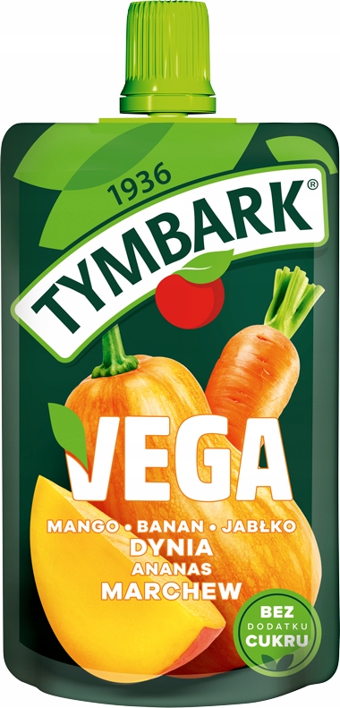 Tymbark Vega mus mango banan jabłko 100g