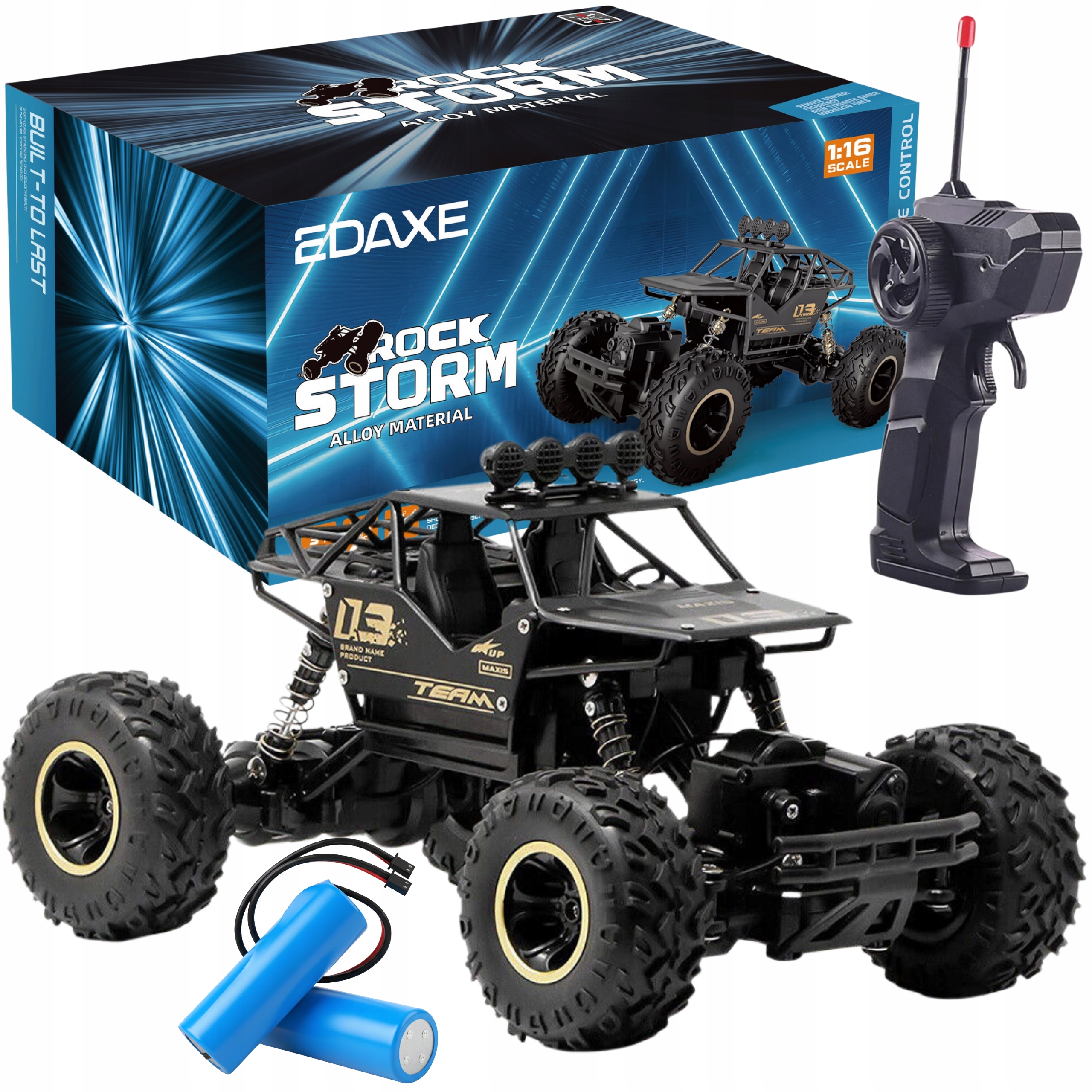 EDAXE valdomas automobilis metalo 4x4 tereninis