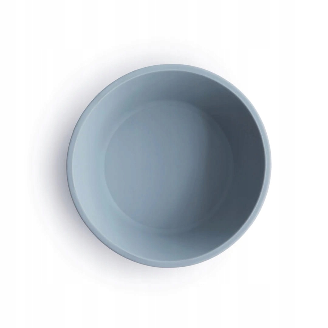 MUSHIE Silikoninis vaikiškas dubuo su Powder Blue siurbtuku